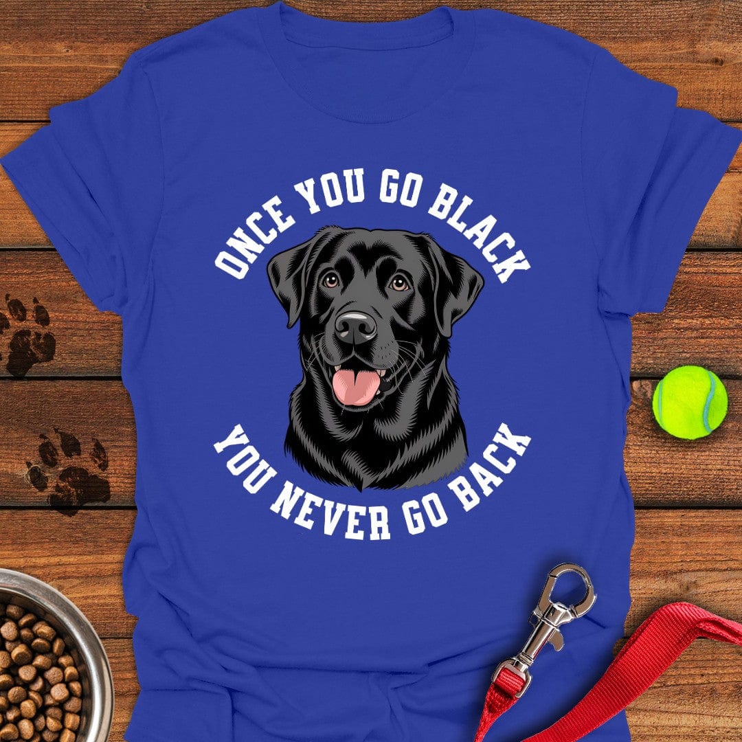 Funny Black Labrador T-Shirt Royal