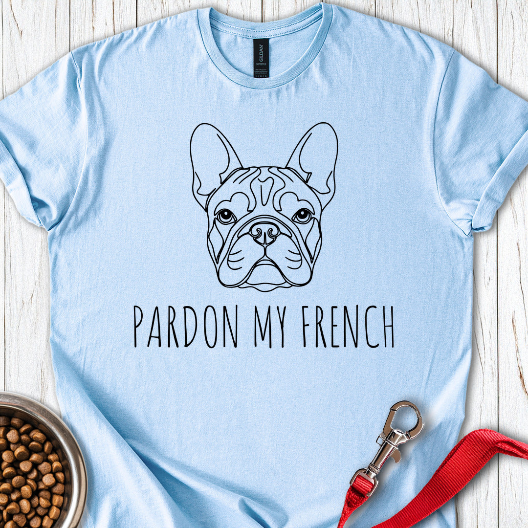 Pardon My French Bulldog Light Blue