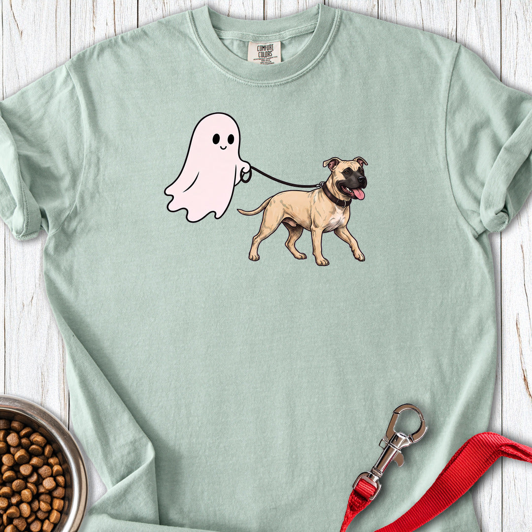 Pitbull Fawn Ghost Walk Premium Tee — Bay
