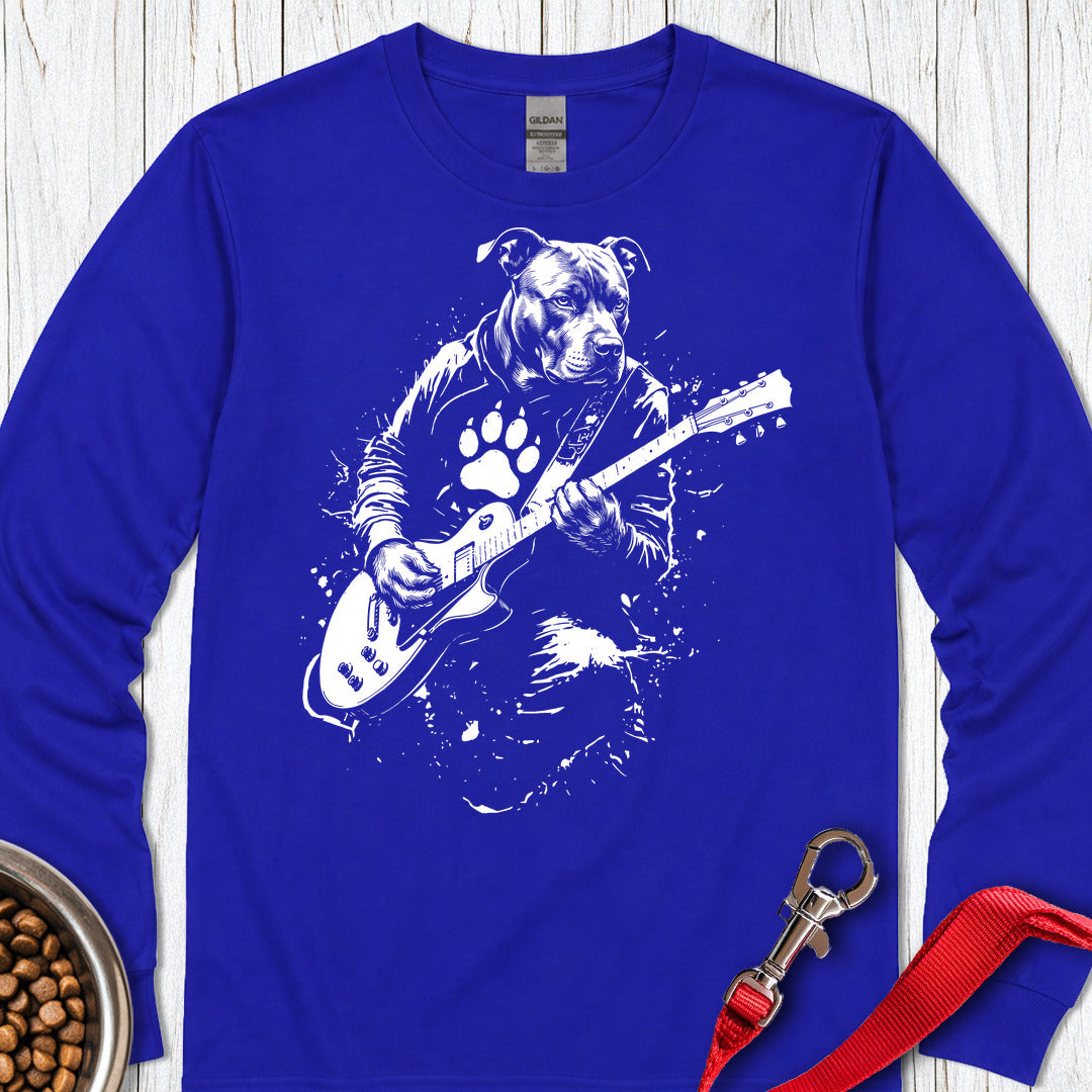Pitbull Guitar Long Sleeve — Royal