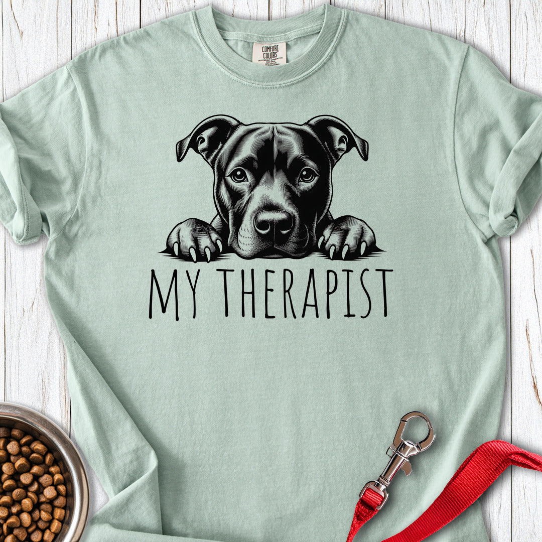 Pitbull My Therapist Premium Tee — Bay