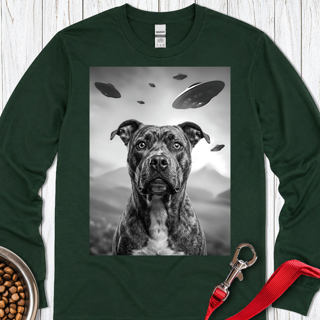 Pitbull UFO Long Sleeve — Forest Green
