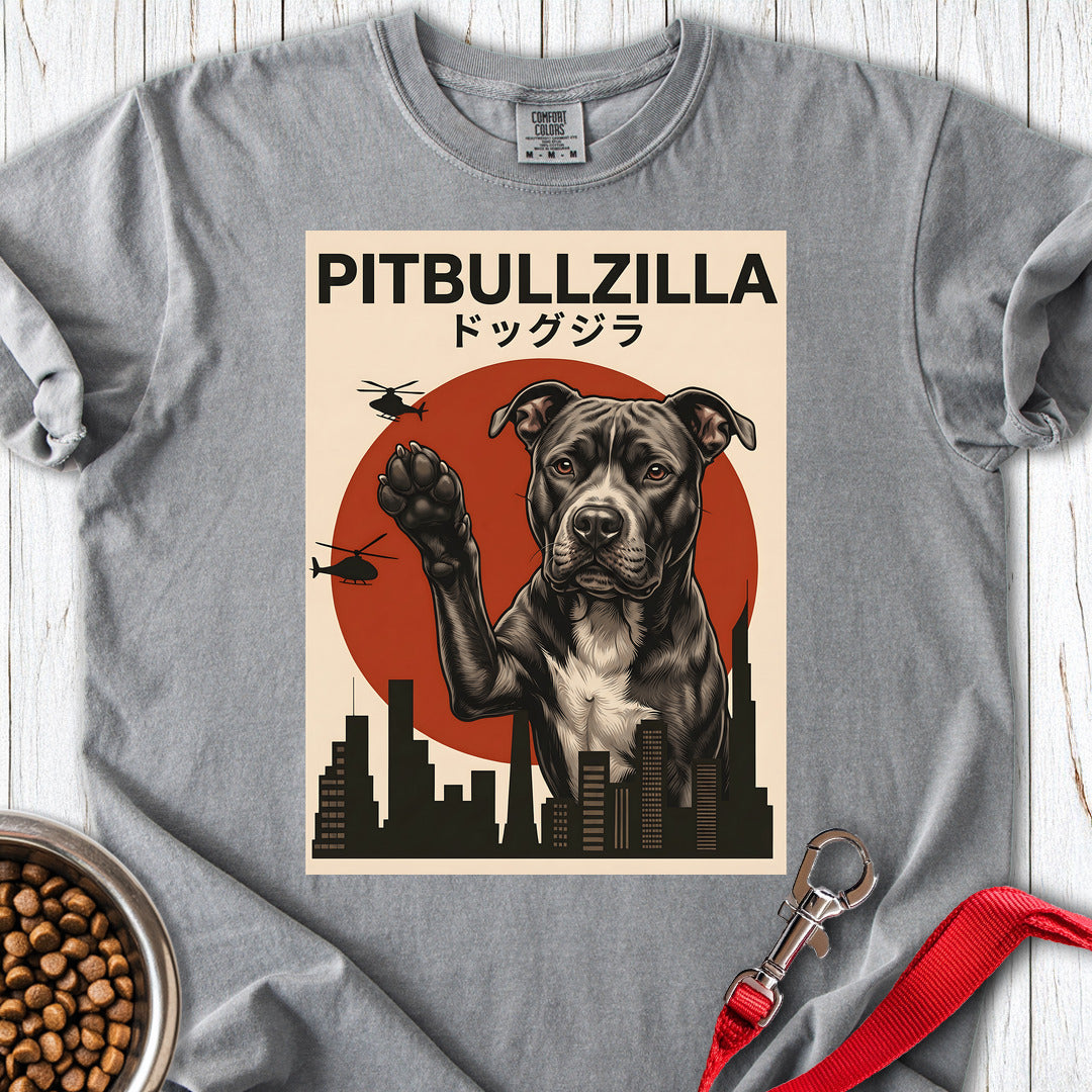 Pitbullzilla Premium Tee — Grey