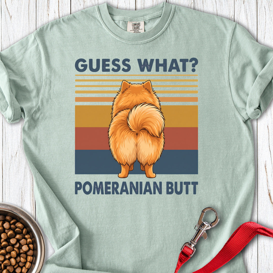 Pomeranian Butt Premium Tee — Bay