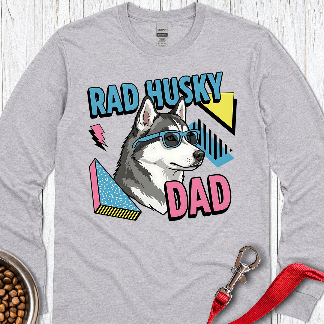 Rad Husky Dad Long Sleeve β Sport Grey