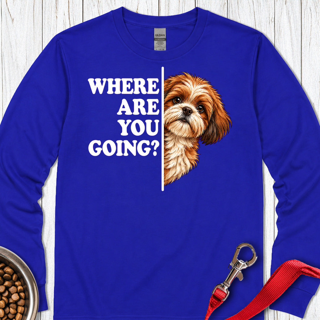 Red Shih Tzu Alert Long Sleeve β Royal
