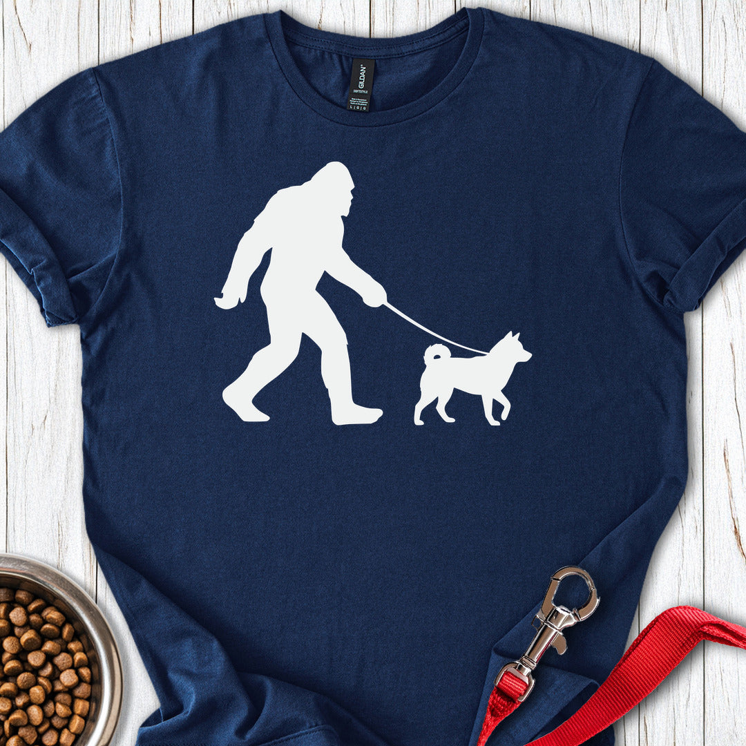 Shiba Inu Bigfoot Navy