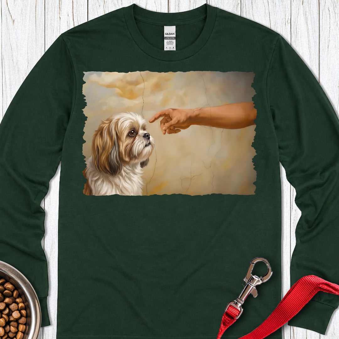 Shih Tzu Creation Long Sleeve — Forest Green