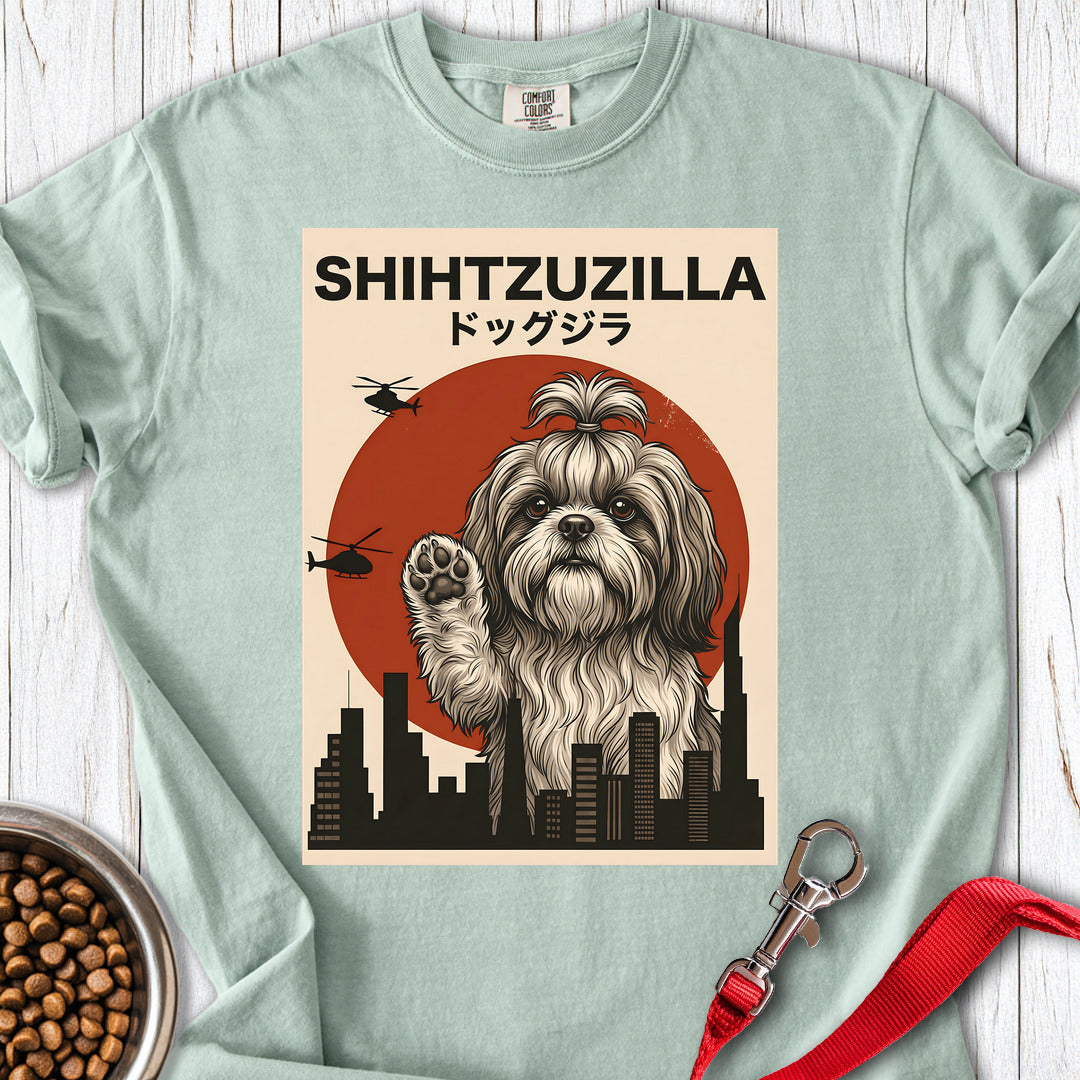 Shih Tzu Shihtzuzilla Premium Tee — Bay