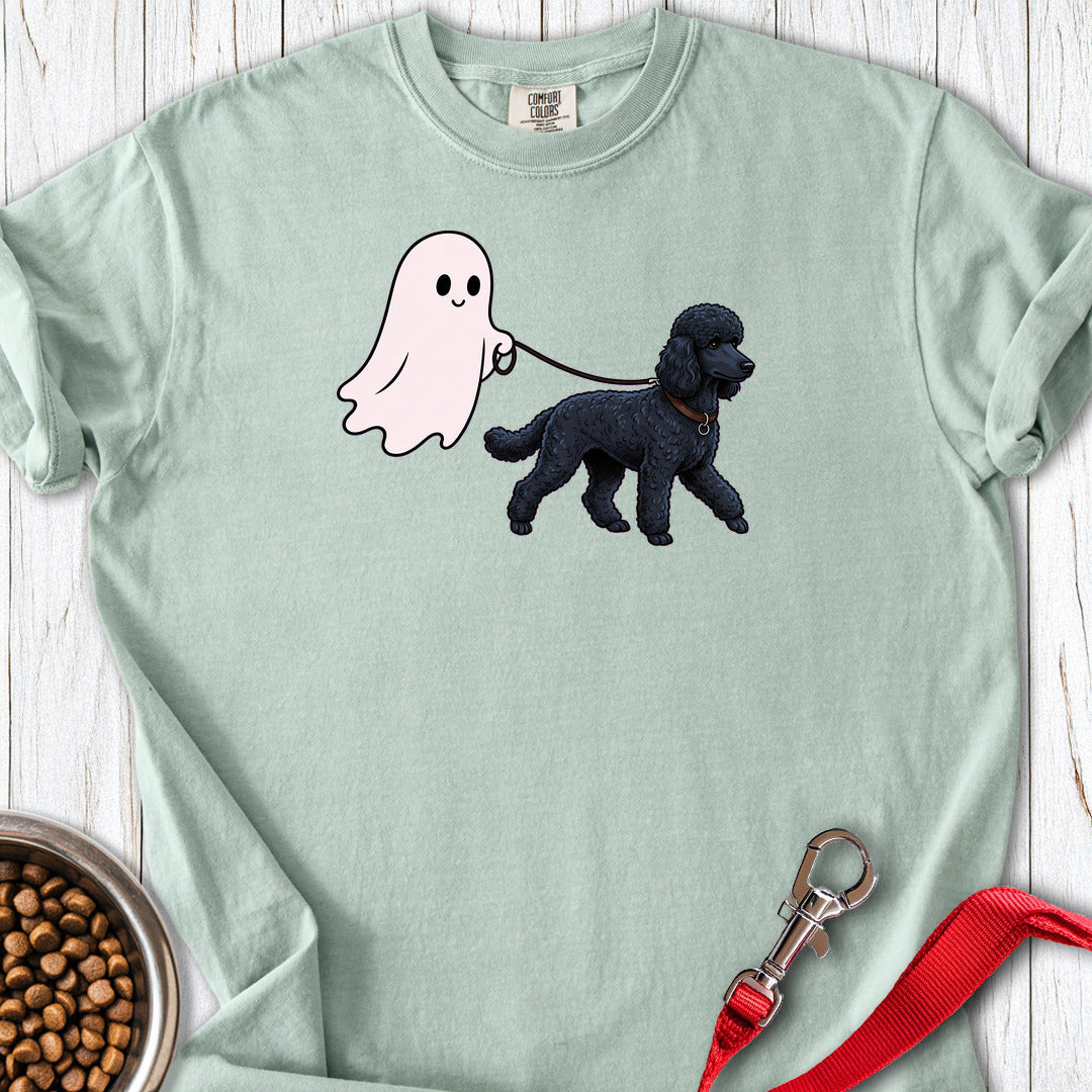 Standard Poodle Ghost Walk Black Premium Tee — Bay