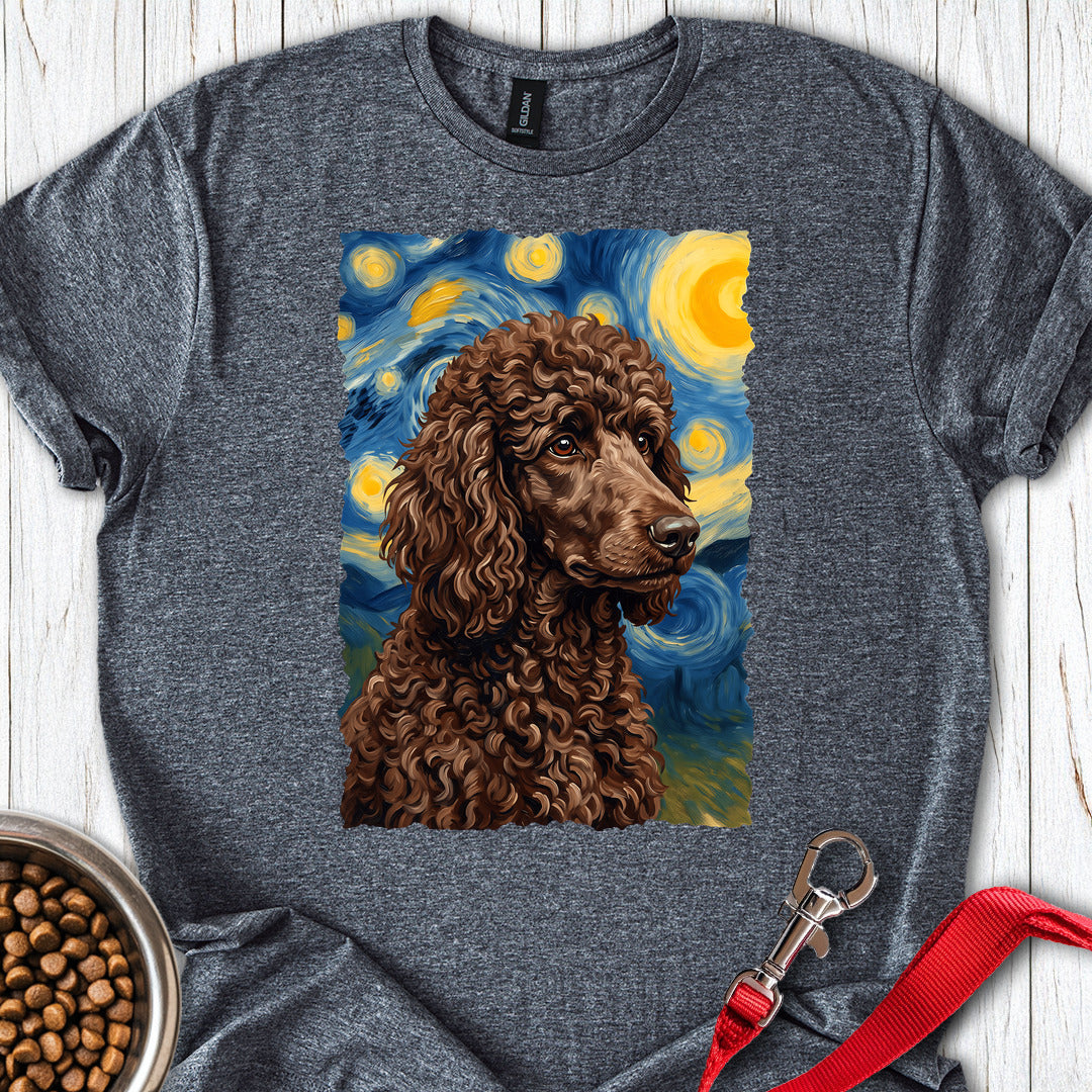 Standard Poodle Van Gogh Chocolate β Dark Heather