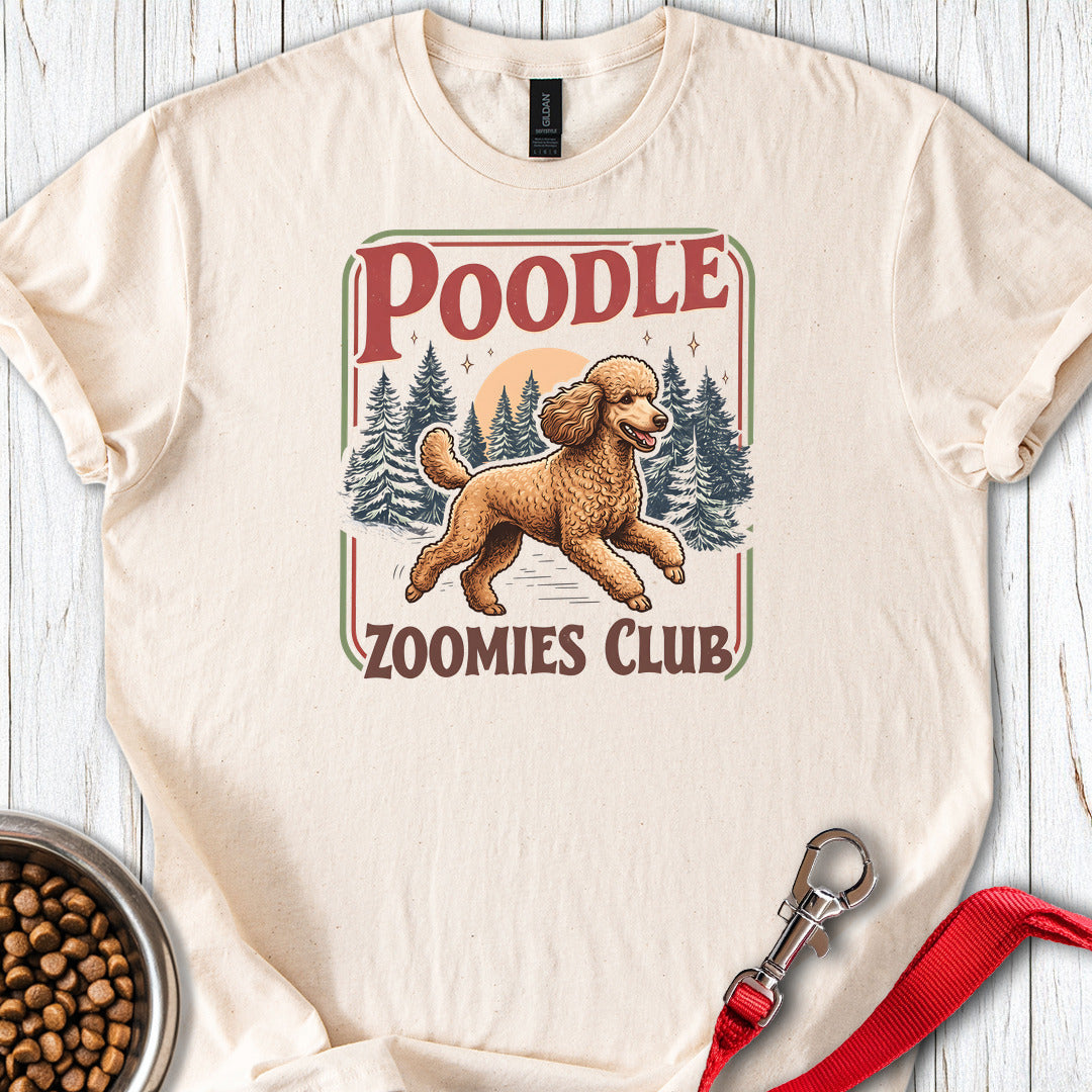 Standard Poodle Zoomies Club Apricot — Natural