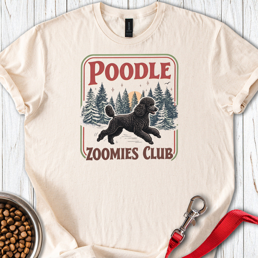 Standard Poodle Zoomies Club Black — Natural