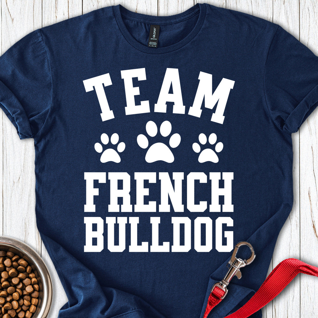 Team French Bulldog Navy