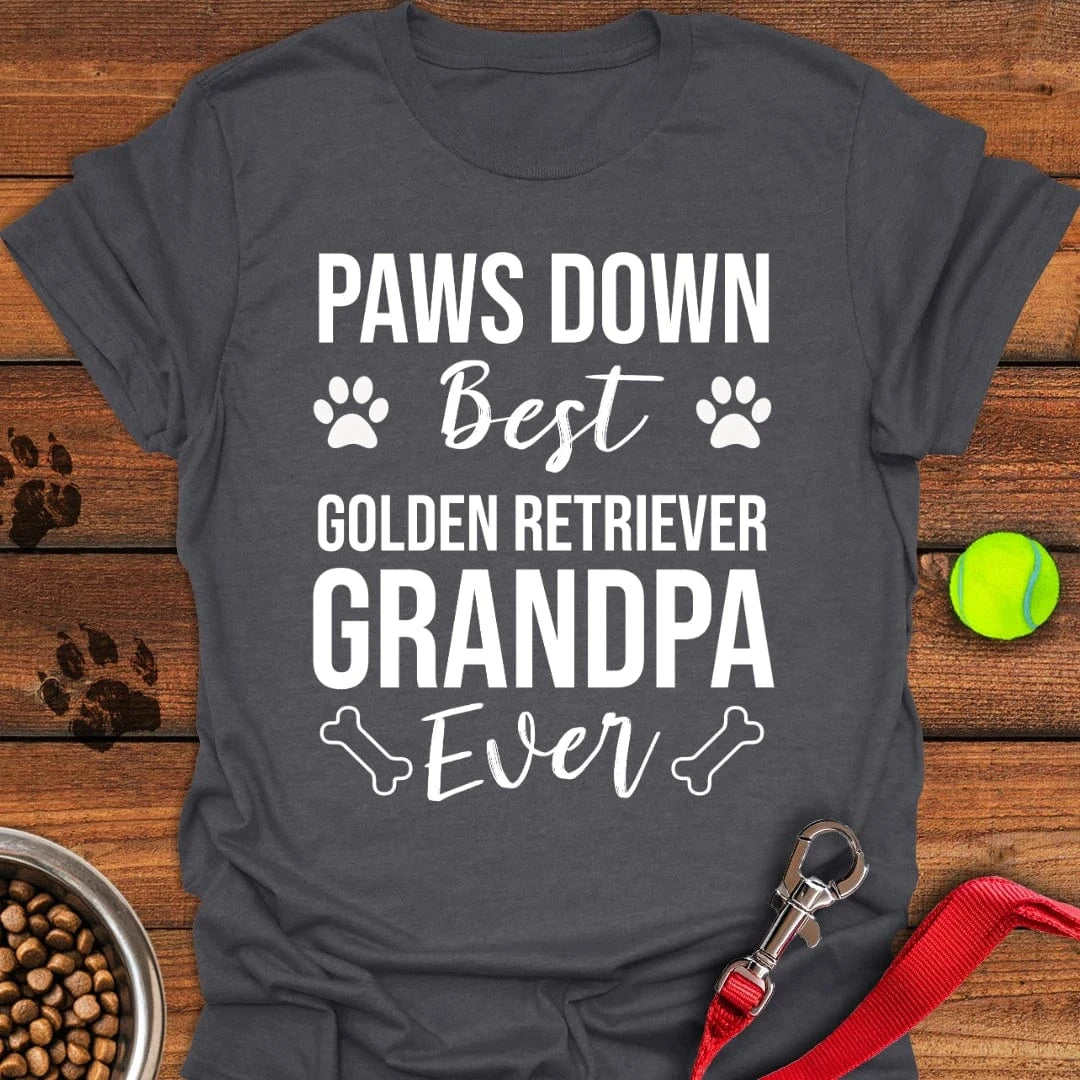 Golden Retriever Grandma T-Shirt Dark Heather