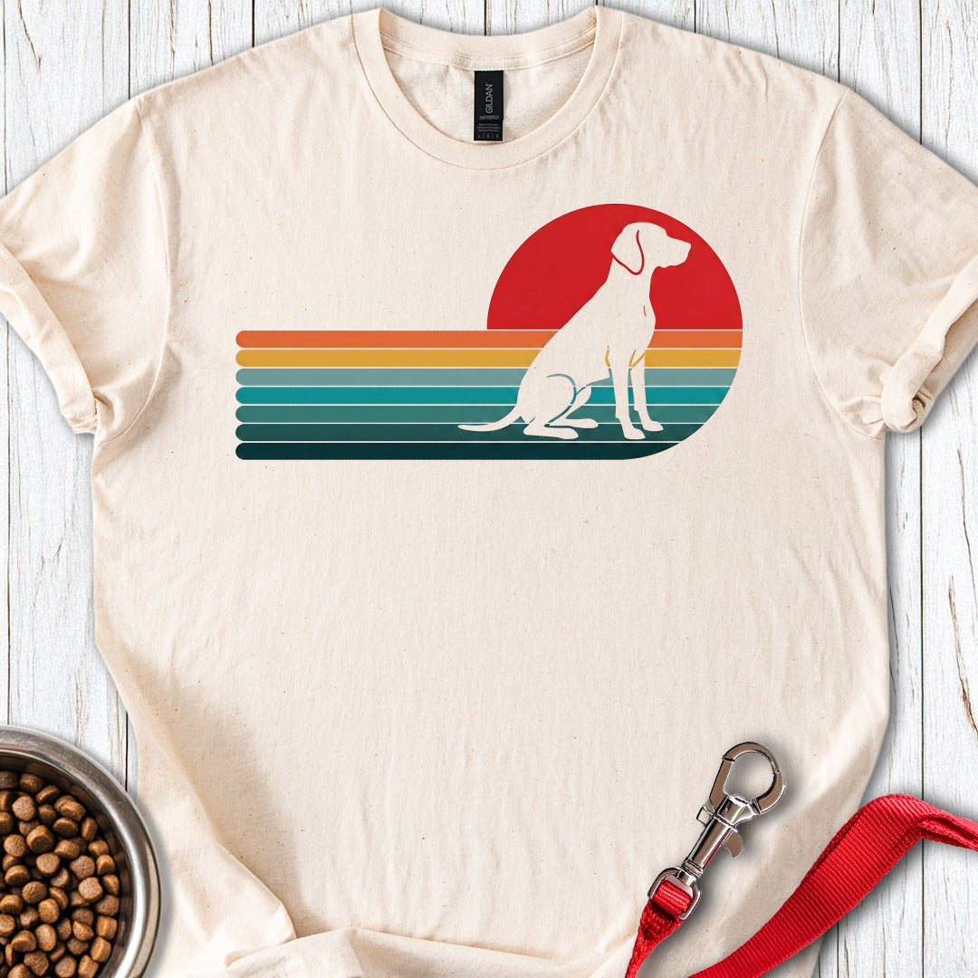 Vizsla Retro Sunset — Natural