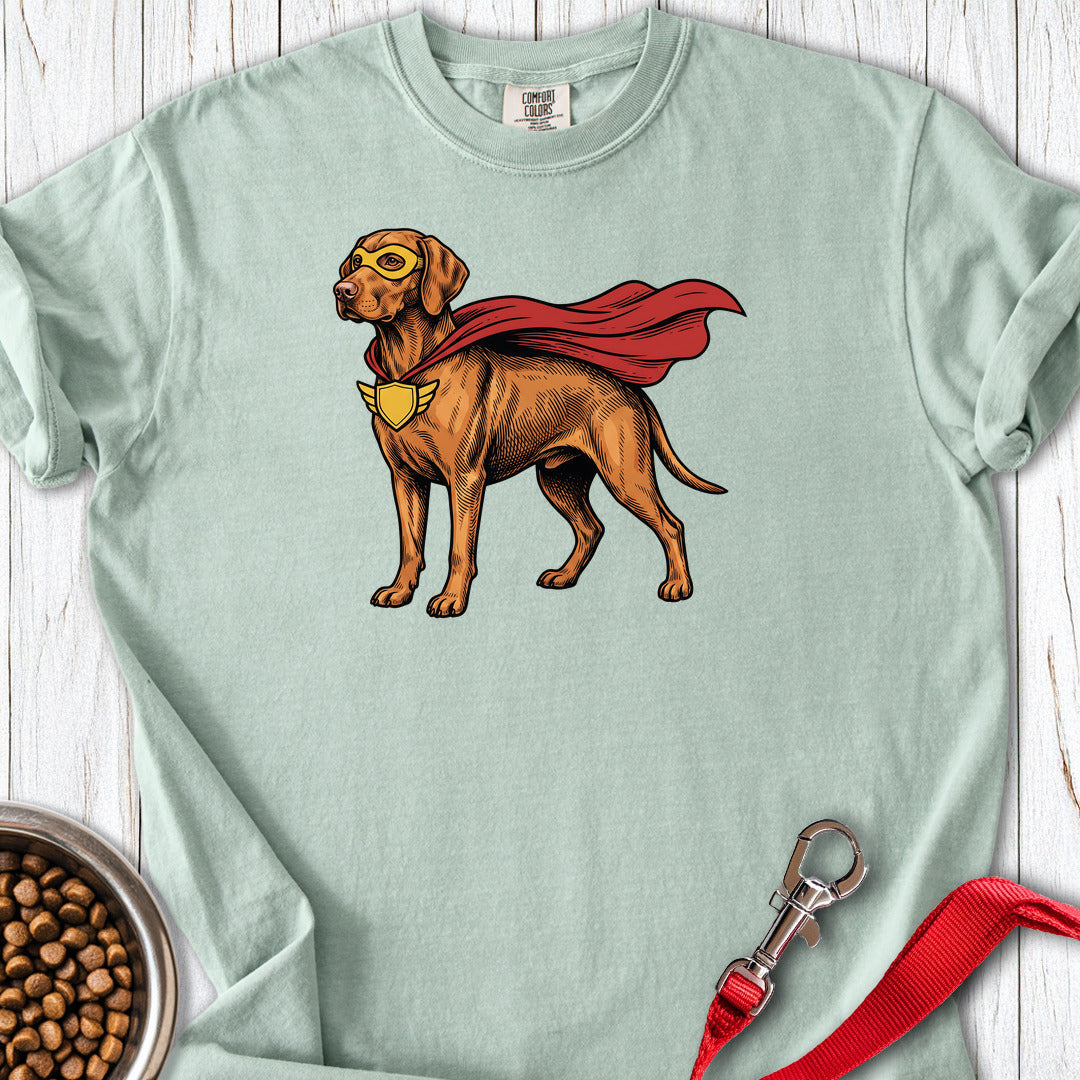 Vizsla Superhero Premium Tee — Bay