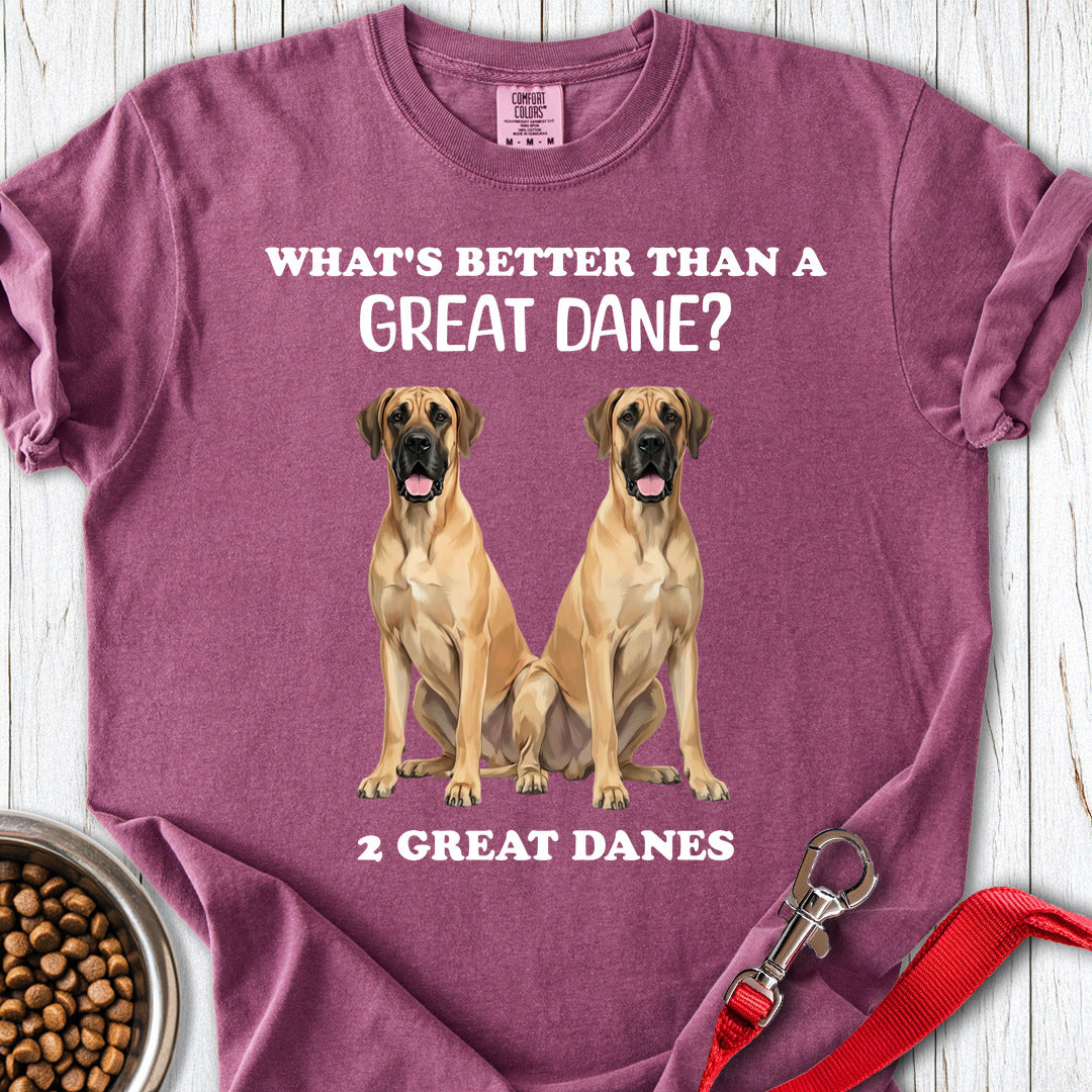 What's Better Than a Great Dane Premium Tee — Berry