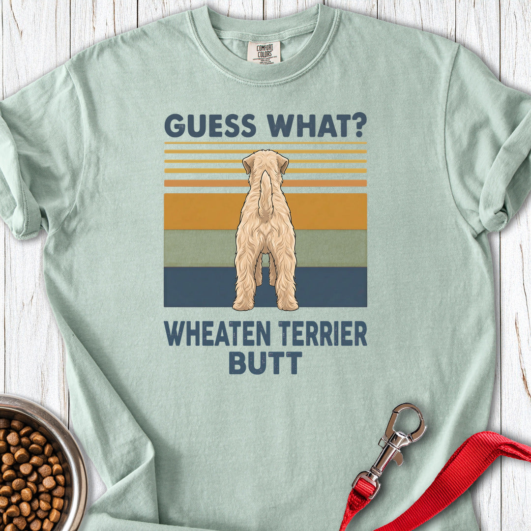 Wheaten Terrier Butt Premium Tee — Bay