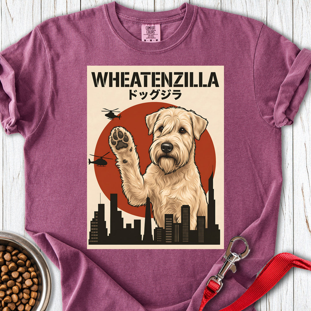 Wheaten Terrier Wheatenzilla Premium Tee — Berry