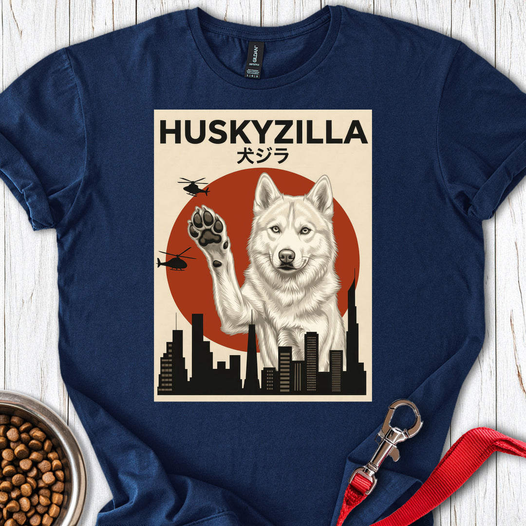 White Husky Huskyzilla Navy