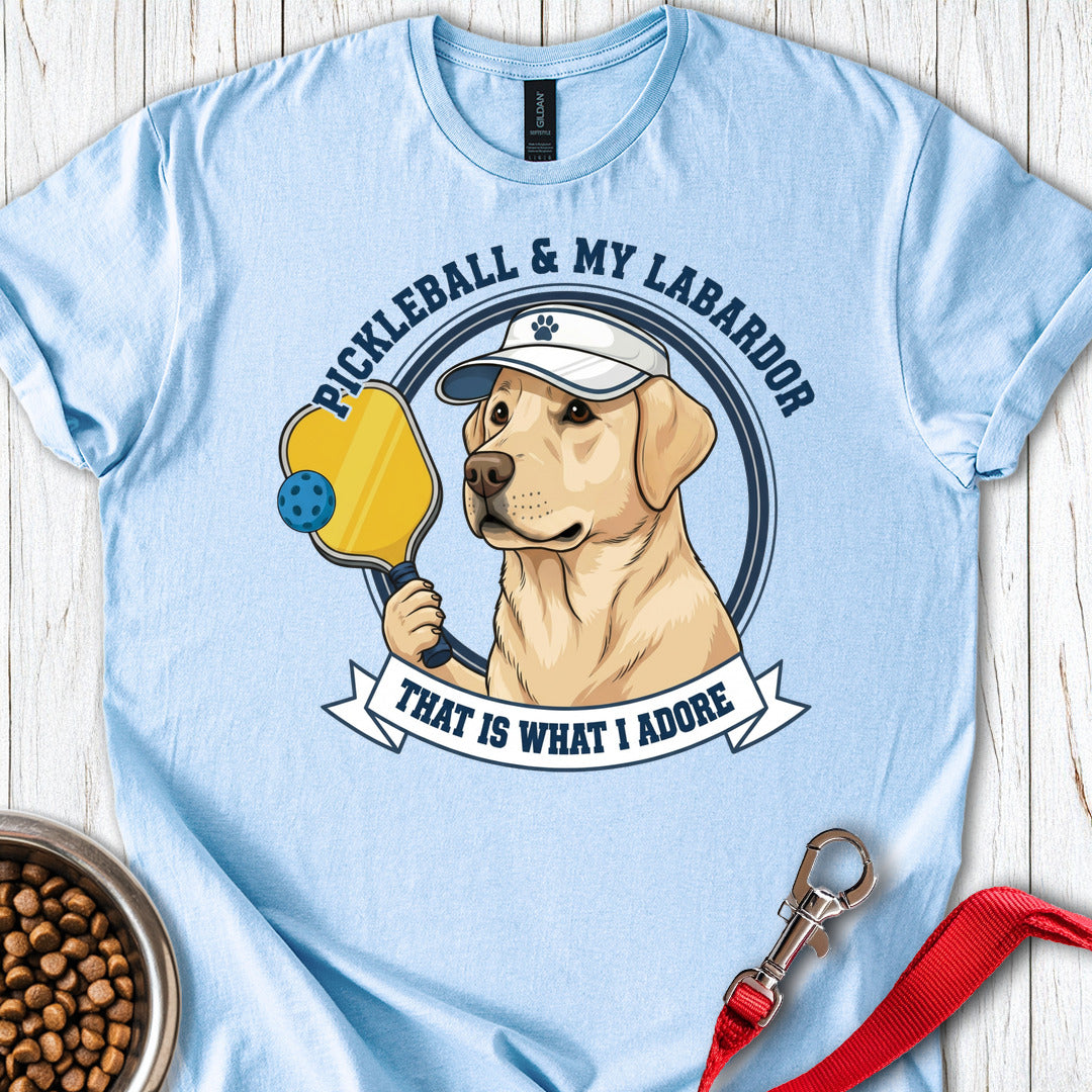 Yellow Lab Pickleball Light Blue