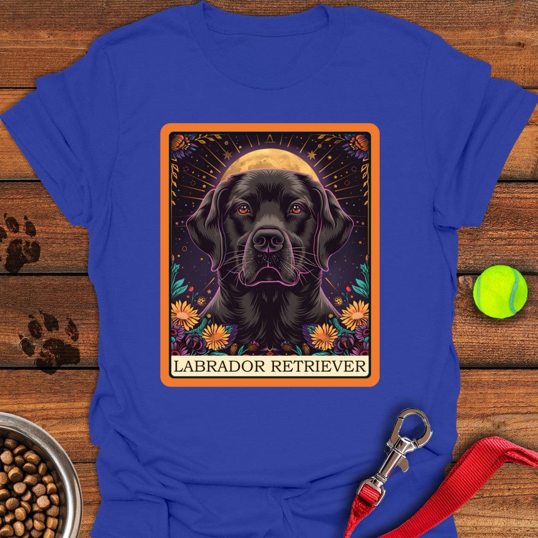 Labrador Tarot Card T-Shirt Royal