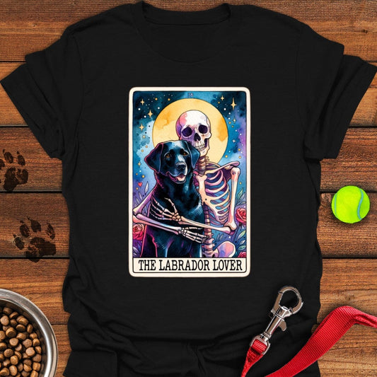 Labrador Tarot Card T-Shirt Black