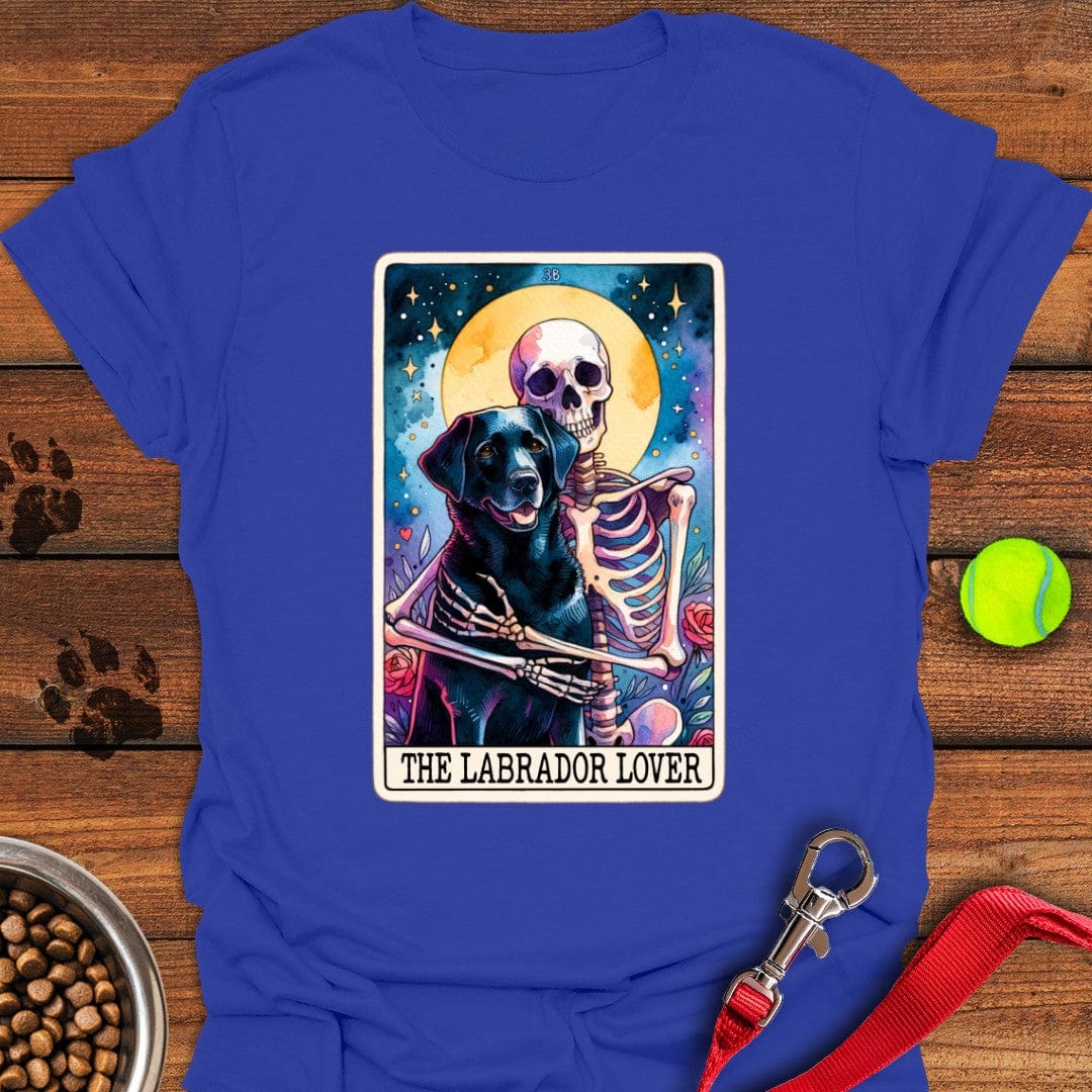 Labrador Tarot Card T-Shirt Royal