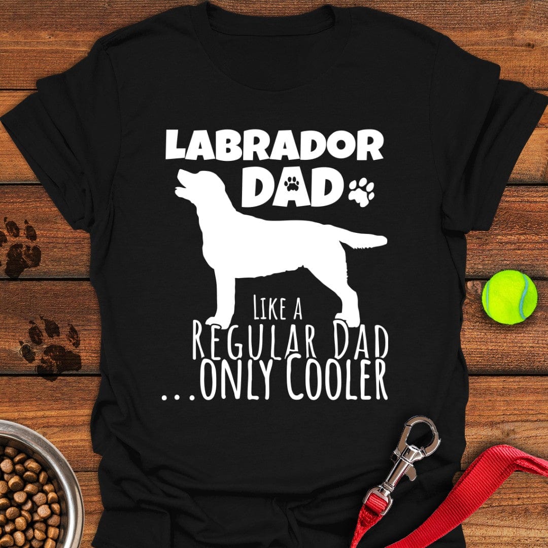 Labrador Dad T-Shirt Black