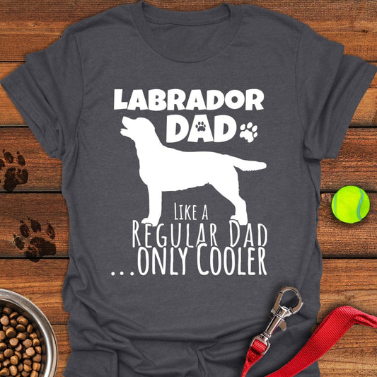 Labrador Dad T-Shirt Dark Heather
