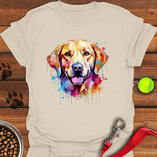 Labrador Portrait Watercolor T-Shirt Natural