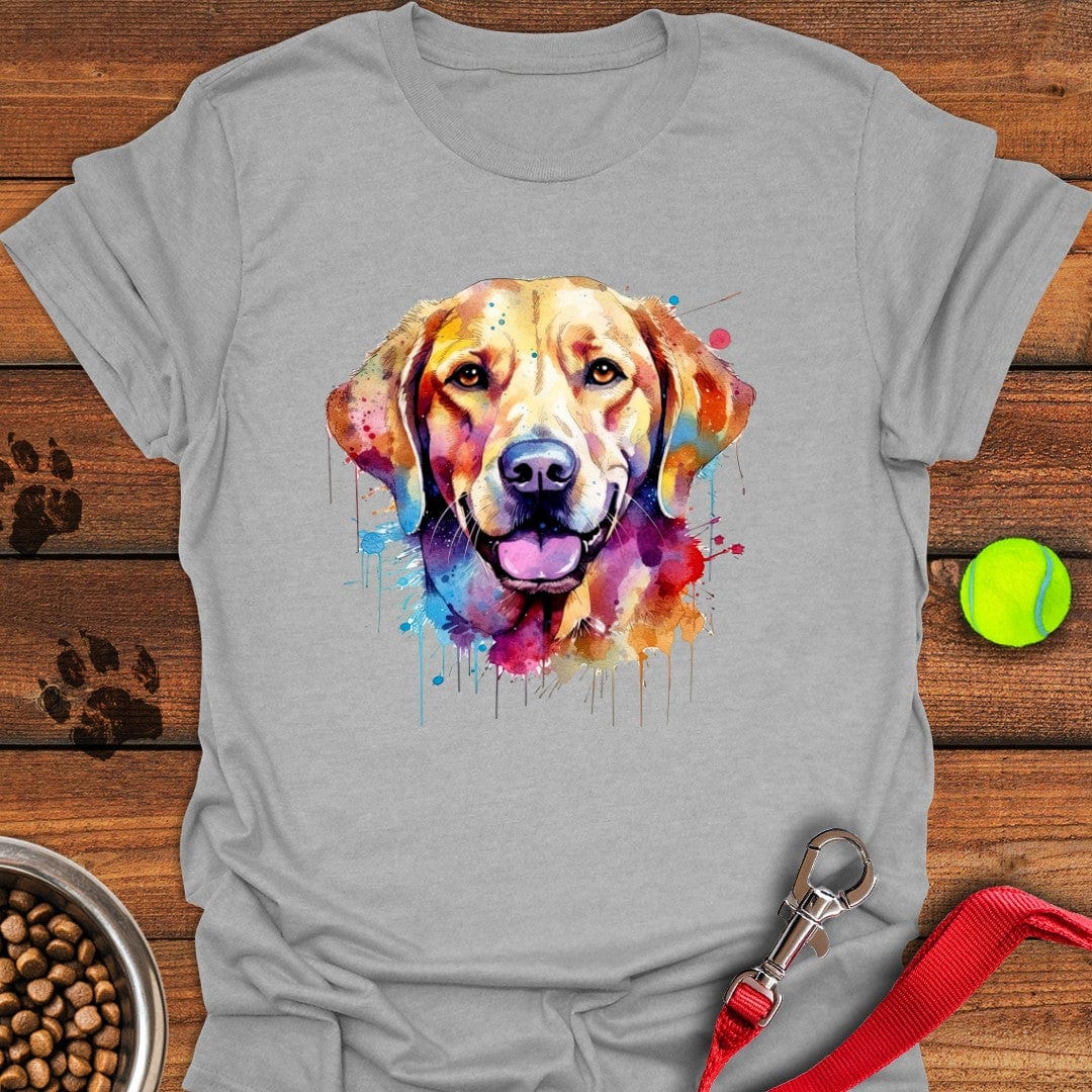 Labrador Portrait Watercolor Sport Grey