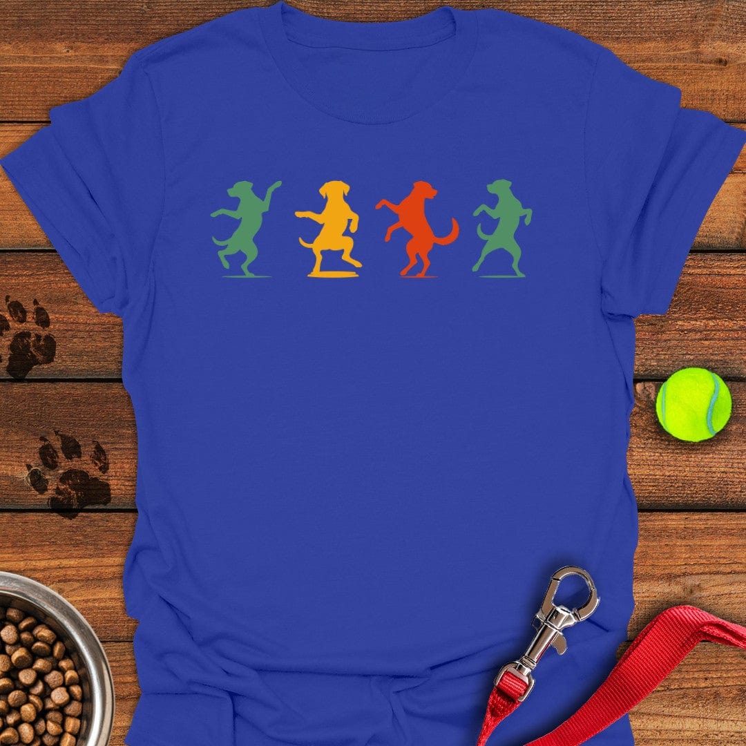 Happy Dancing Labradors T-Shirt Royal