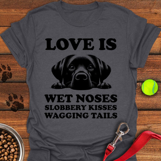 Labrador Love Is... T-Shirt Dark Heather