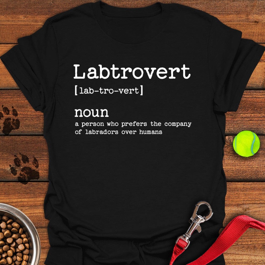 Labtrovert T-Shirt Black