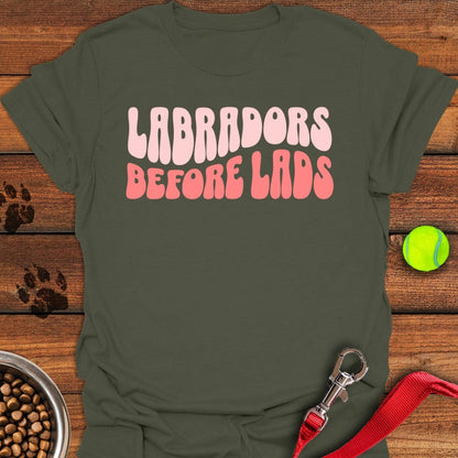 Labradors Before Lads T-Shirt