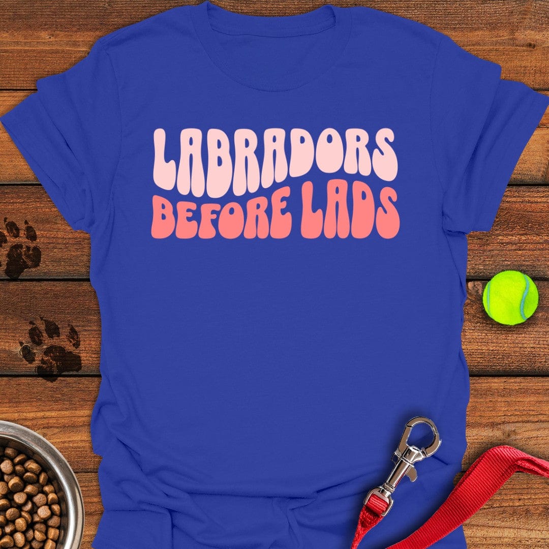Labradors Before Lads T-Shirt Royal