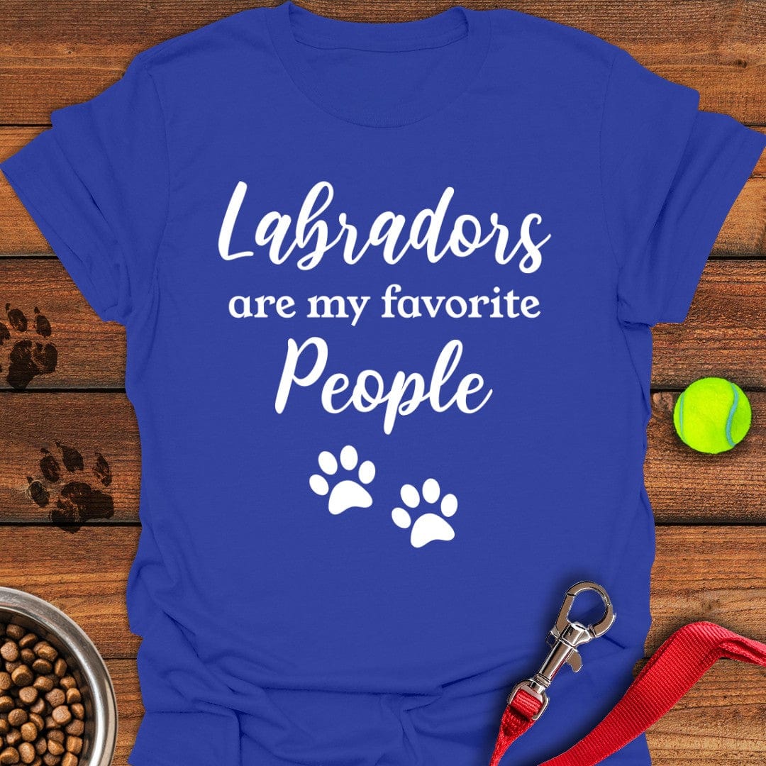 Labradors Are My Favorite People T-Shirt Royal