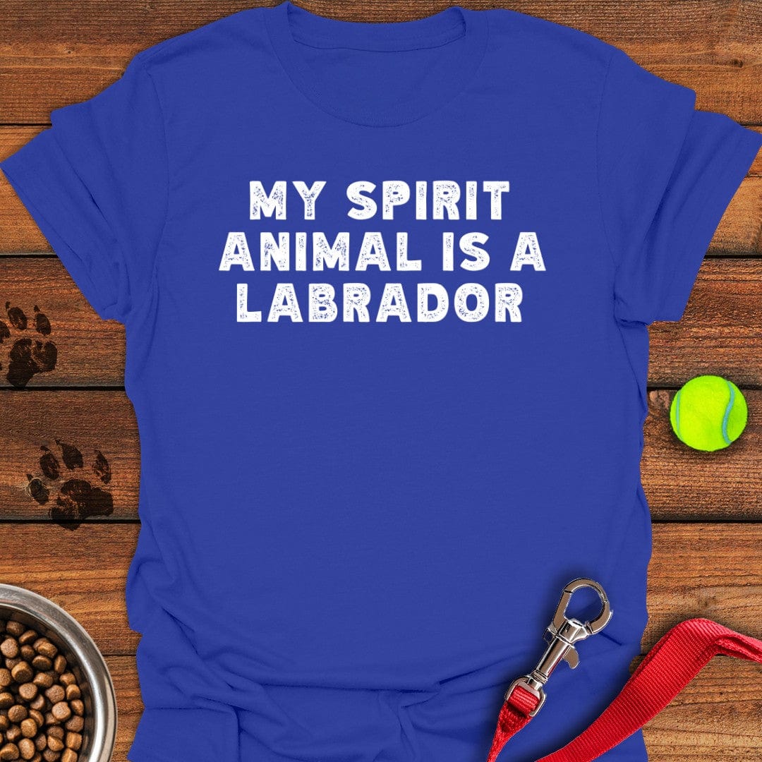 My Spirit Animal Is a Labrador T-Shirt Royal