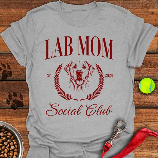 Lab Mom Social Club T-Shirt Sport Grey