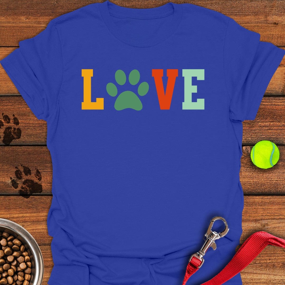 Love Dog T-Shirt Royal
