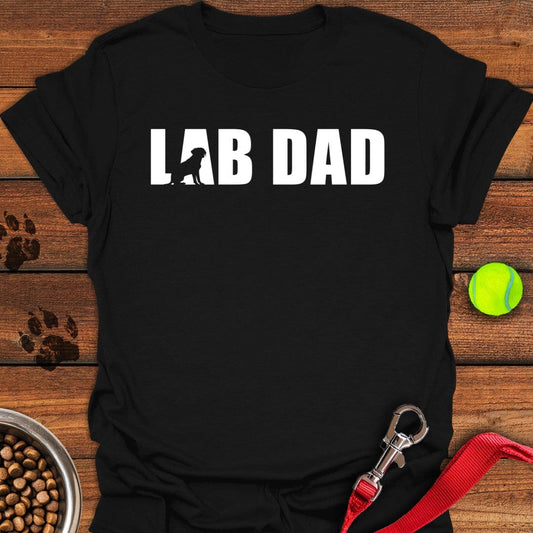 Lab Dad T-Shirt Black