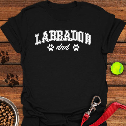 Labrador Dad T-Shirt Black