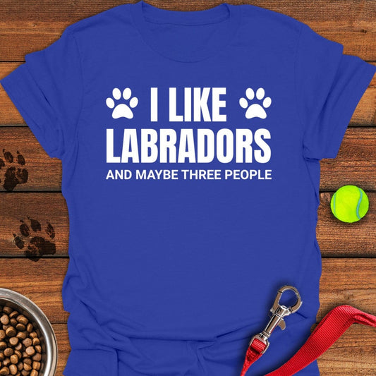 I Like Labradors T-Shirt Royal