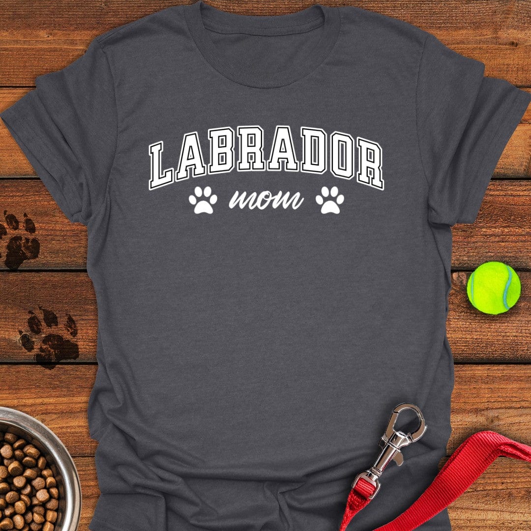 Labrador Mom T-Shirt Dark Heather
