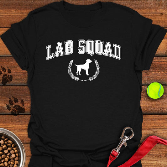 Lab Squad College T-Shirt Black
