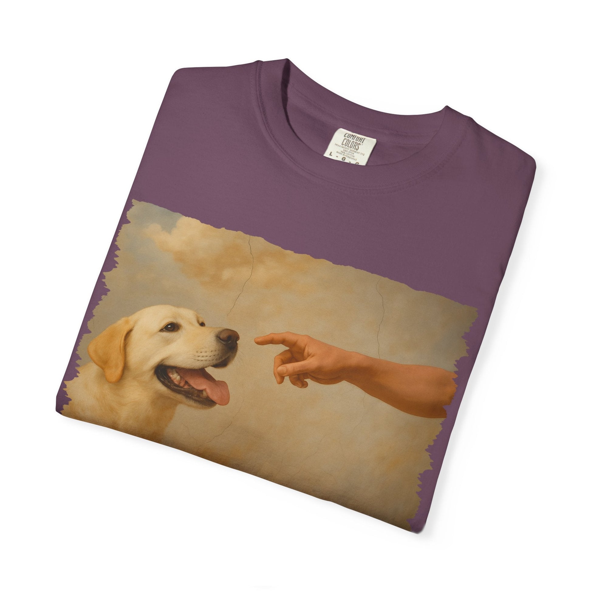 God Creates Yellow Lab Premium Tee