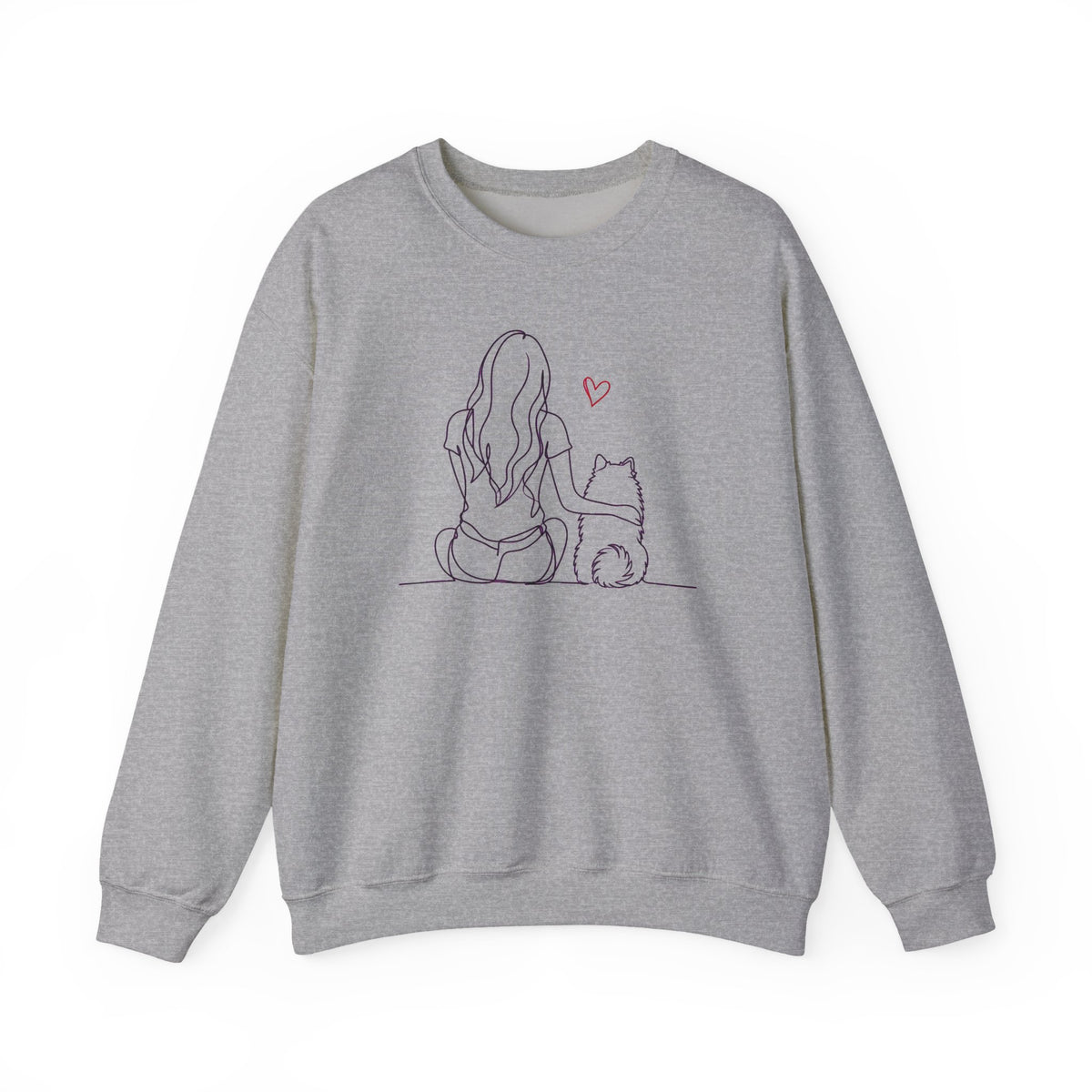 Pomeranian Hug Crewneck Sweatshirt
