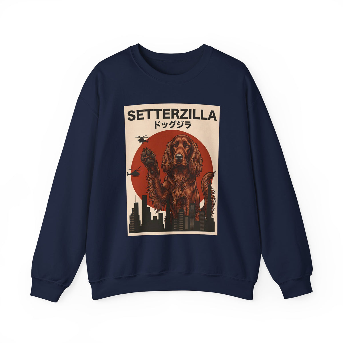Irish Setter Setterzilla Crewneck Sweatshirt